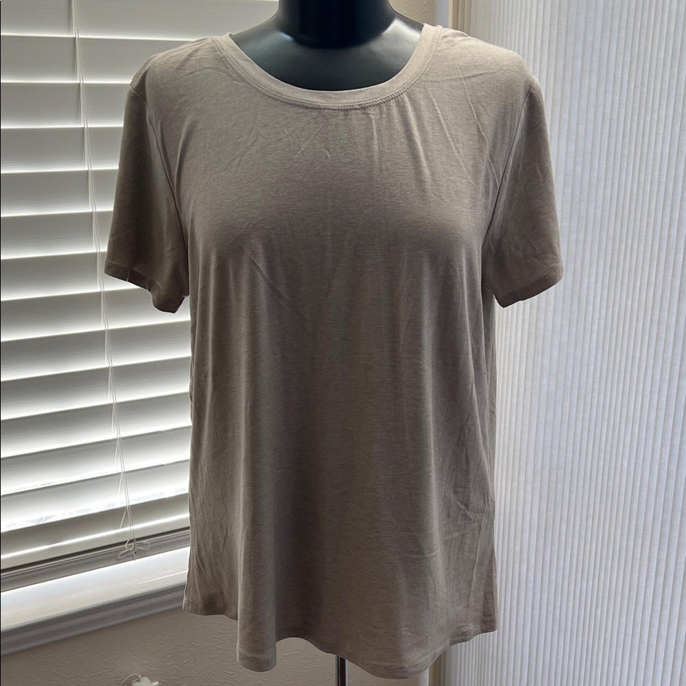 Classic Women's Crew Neck Tee - Taupe